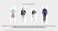 Desktop Screenshot of mannequinland.com
