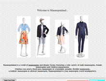 Tablet Screenshot of mannequinland.com
